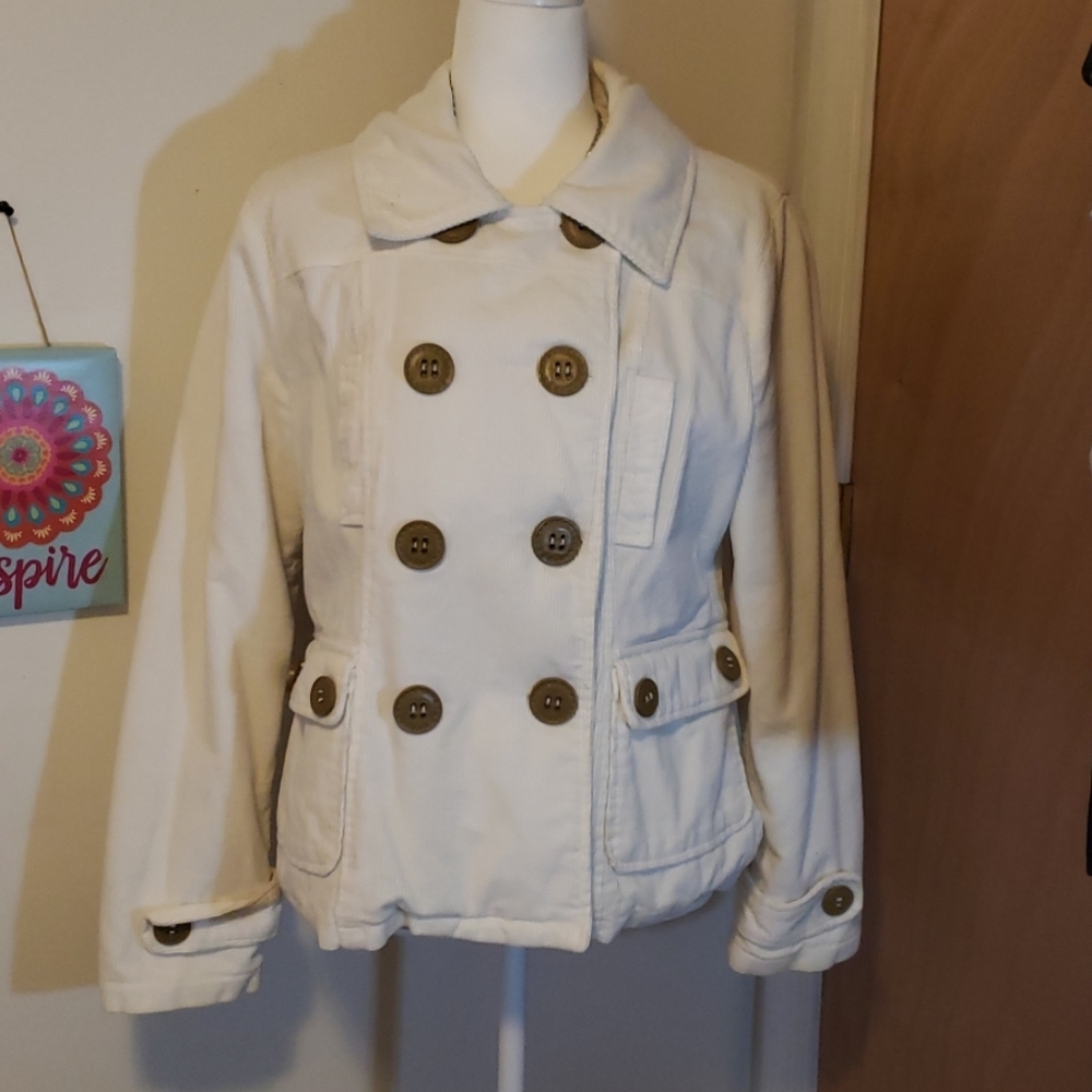 Dollhouse Outerwear Women's White Peacoat